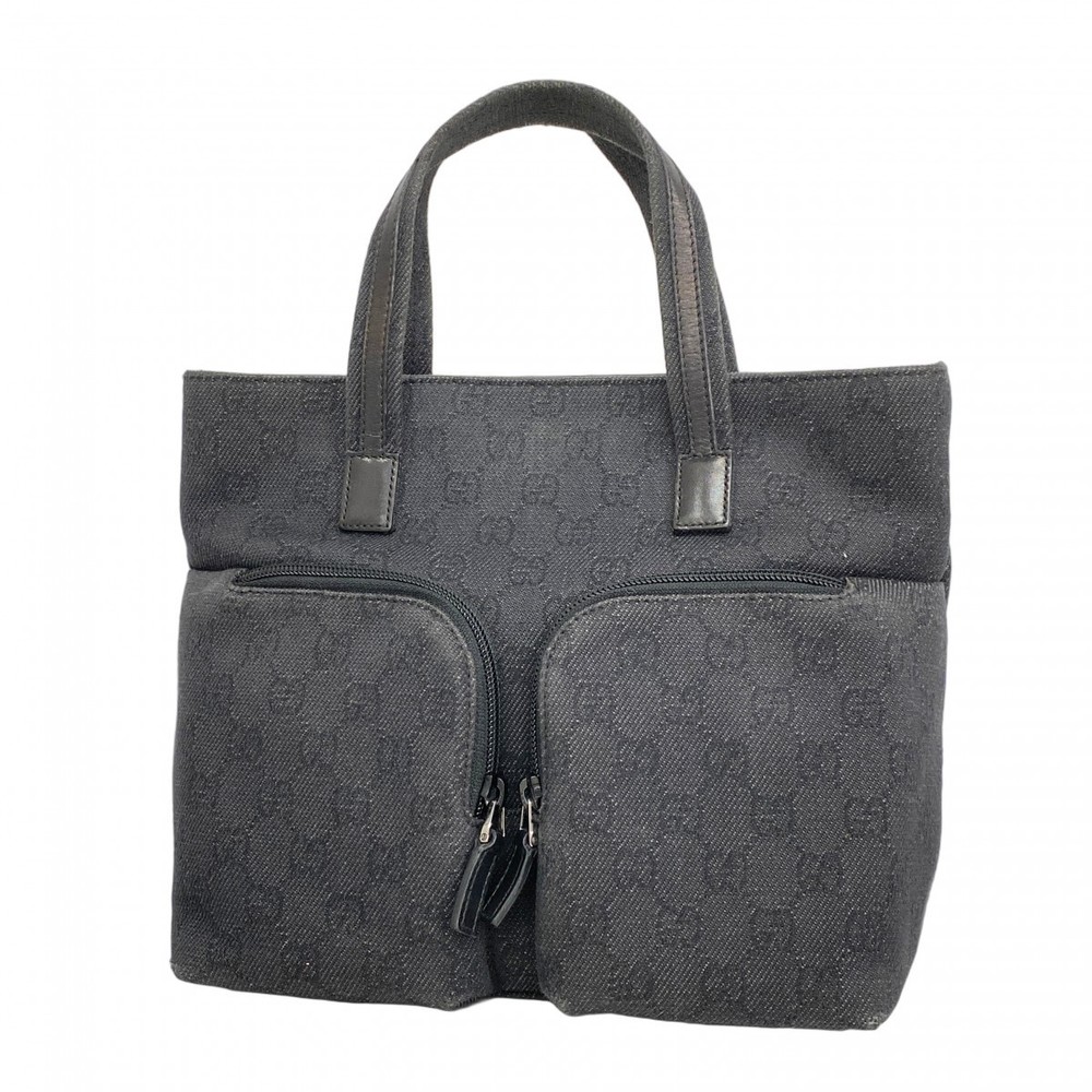 Gucci Bag Denim Black Tote
